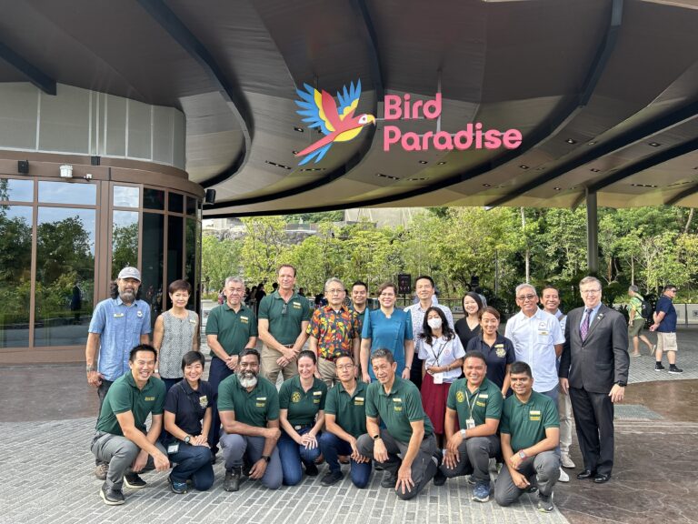 Vice President and Secretary of Education Sara Z. Duterte graces the launch of the PH Eagle Aviary at Bird Paradise.